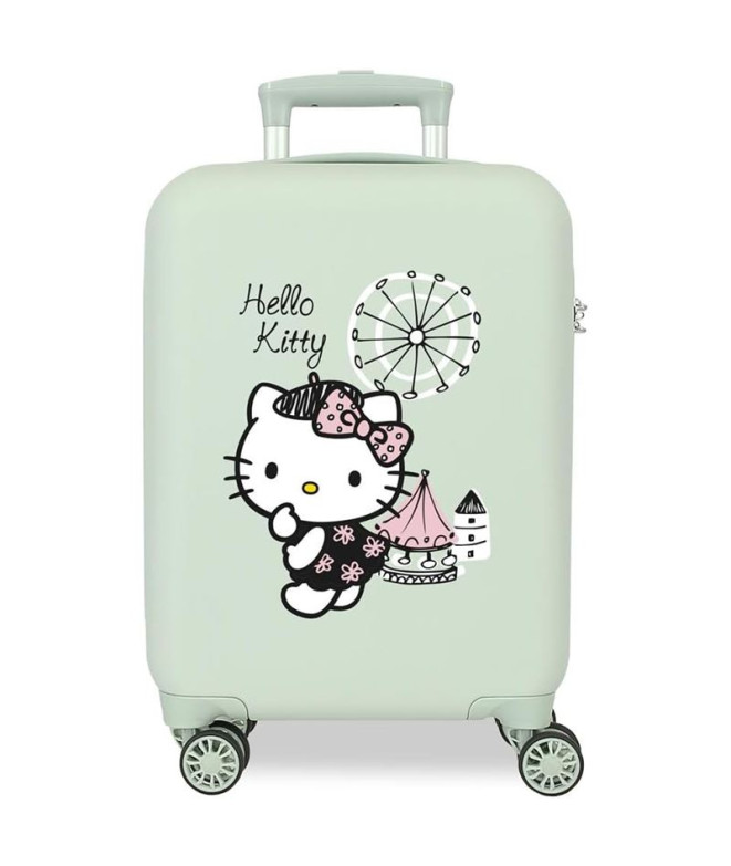 Trolley Abs 55Cm.4R Hello Kitty - Verde Claro