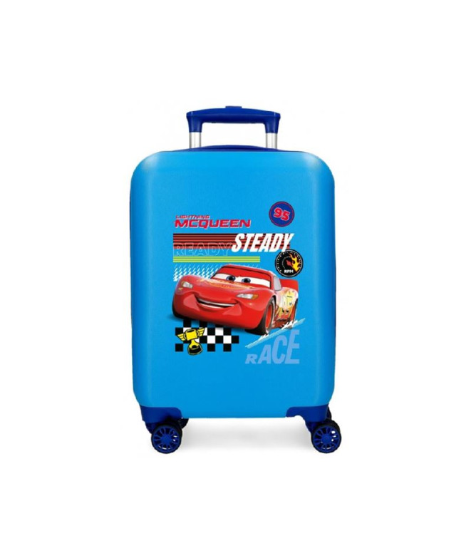 Maleta Disney Abs 50 Cm 4R Cars Lets Race Azul