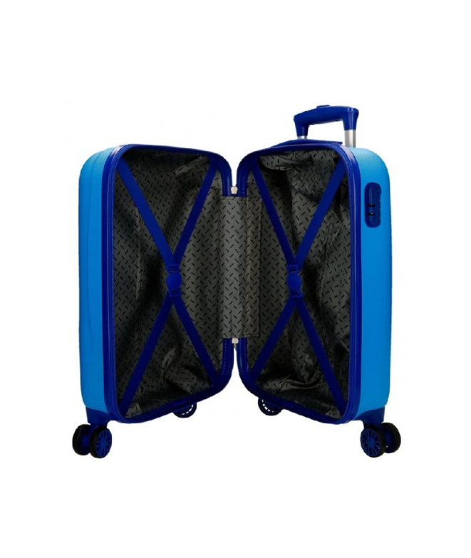 Valise Disney Abs 50 Cm 4R Cars Lets Race Bleu