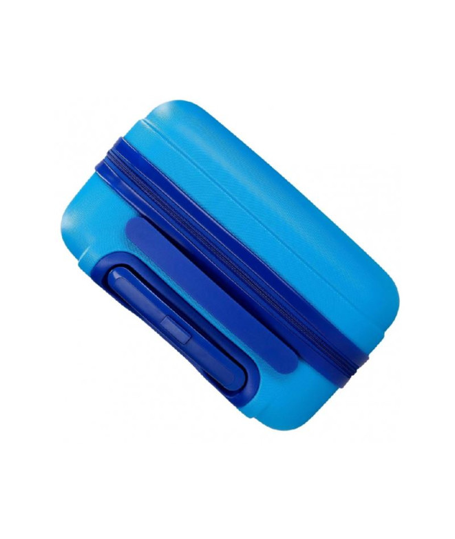 Valise Disney Abs 50 Cm 4R Cars Lets Race Bleu