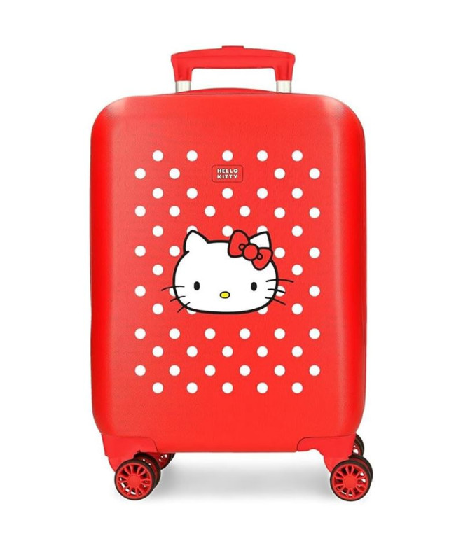 Trolley Abs 50 Cm.4R. Castle Of Hello Kitty Rojo