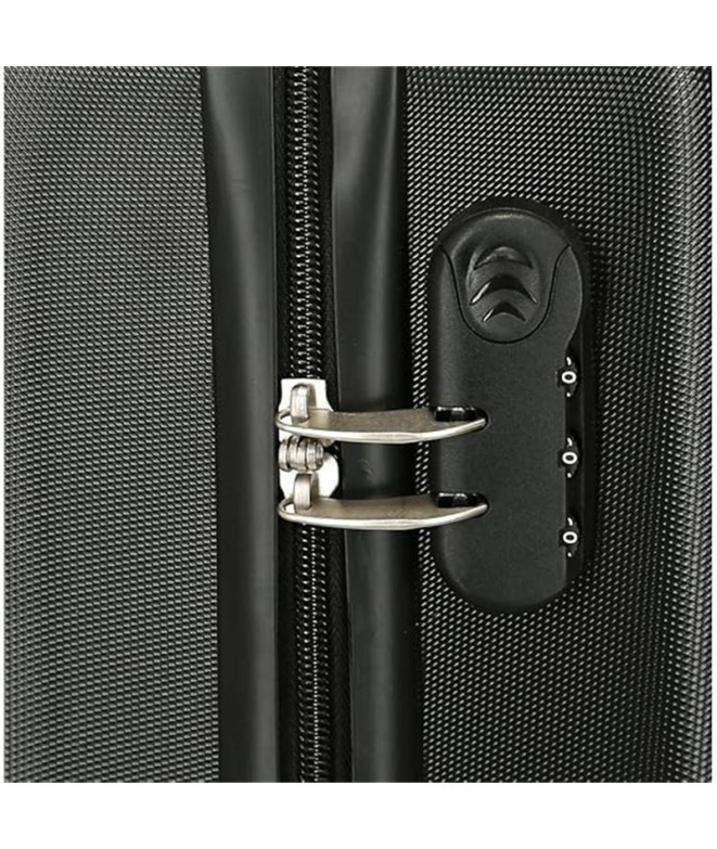 Maleta Disney Abs 55Cm 4W Malefica Negro