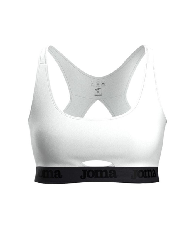 Sujetador deportivo de Fitness Joma R-City Iconic Blanco Niña