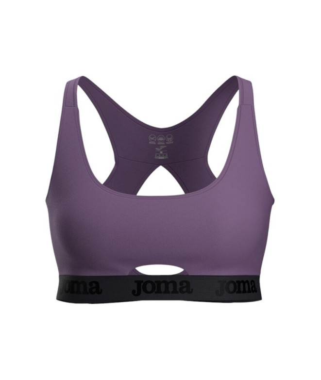 Sujetador deportivo de Fitness Joma R-City Iconic Violeta Niña