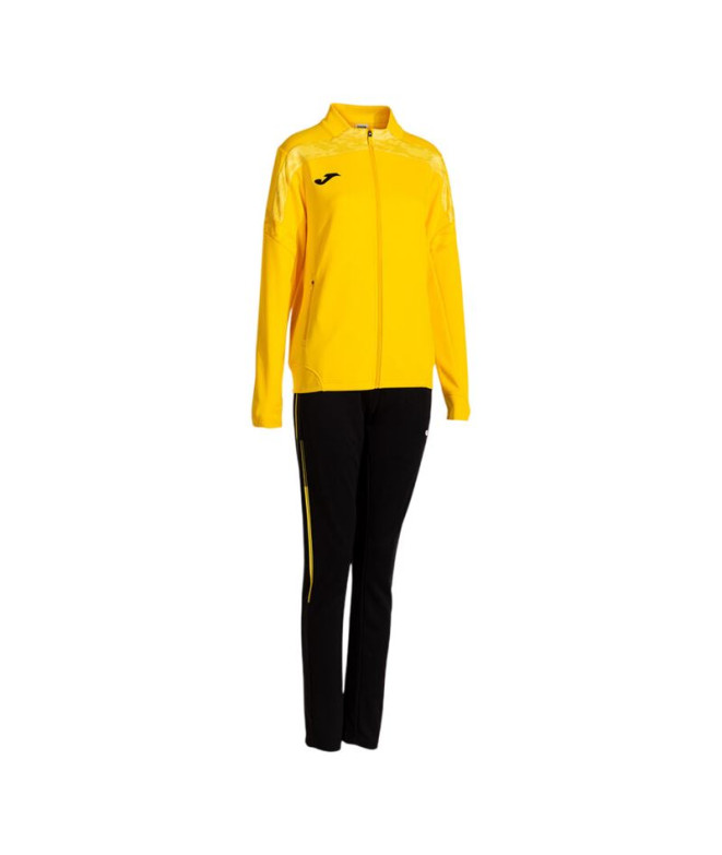 Chándal Joma Championship Viii Amarillo Negro Mujer