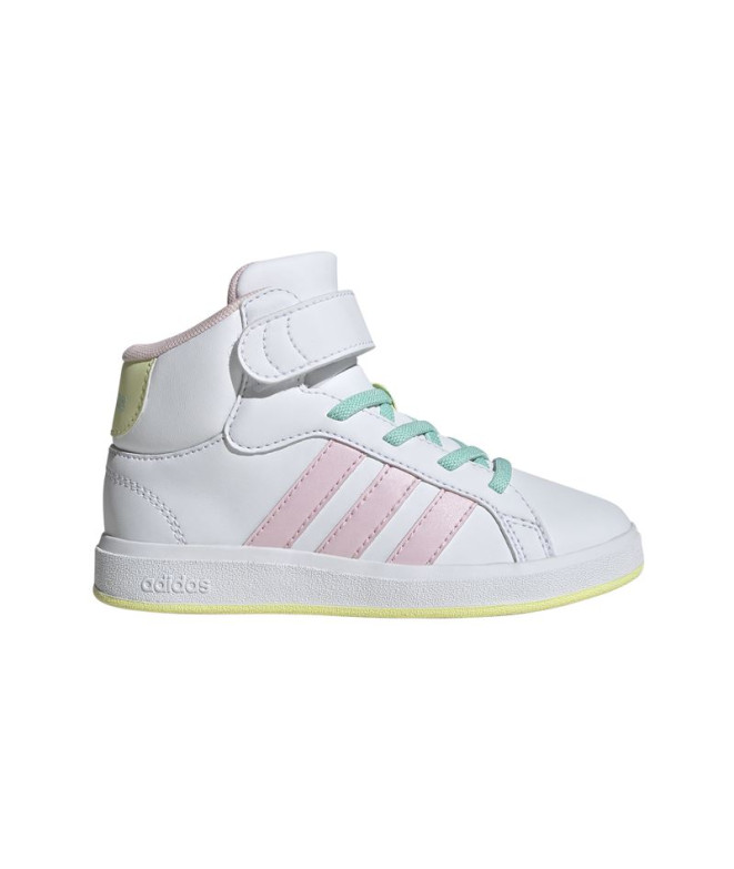 Zapatillas adidas Grand Court Mid Infantil Blanco