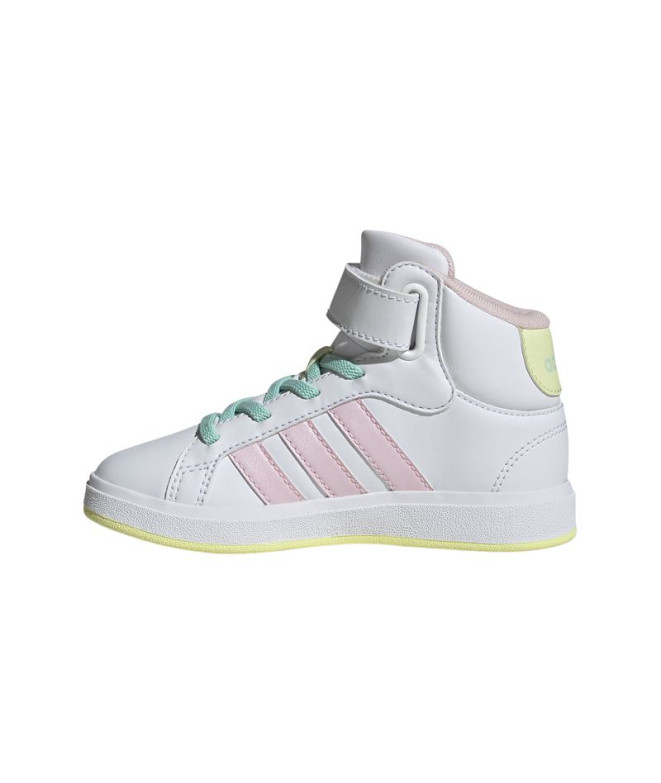 Sapatilhas adidas Grand Court Mid Infantil Branco