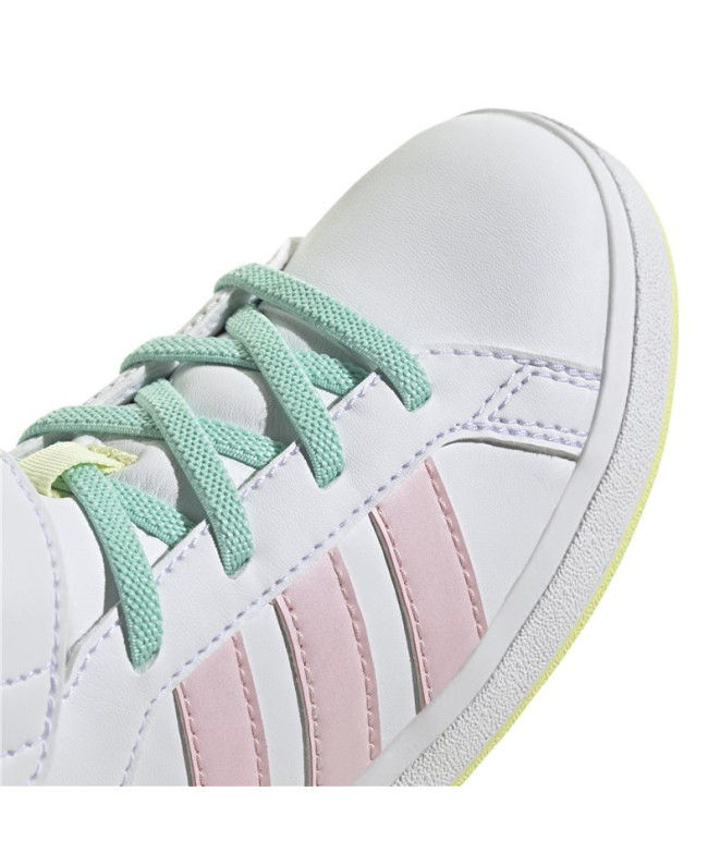 Chaussures adidas Grand Court Mid Enfant Blanc