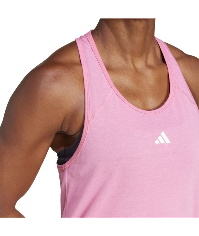 T-shirt de Fitness adidas Tr-Es Min Tk Femme Rose