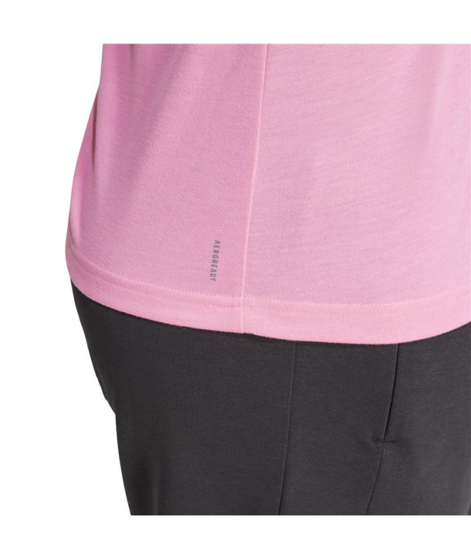 T-shirt de Fitness adidas Tr-Es Min Tk Femme Rose
