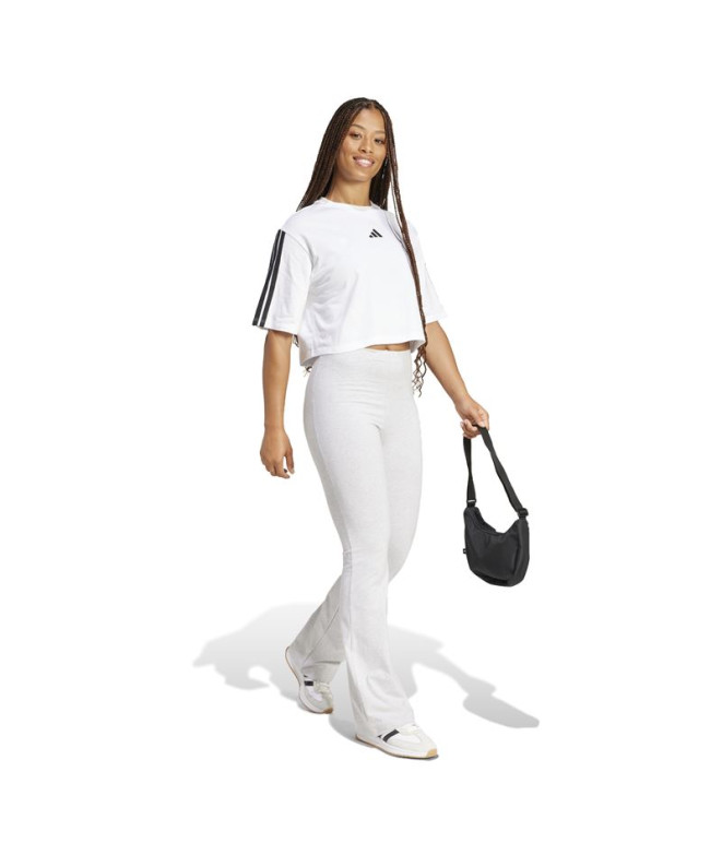 Collants adidas Sl Sj Flarleg Femme Gris/Blanco