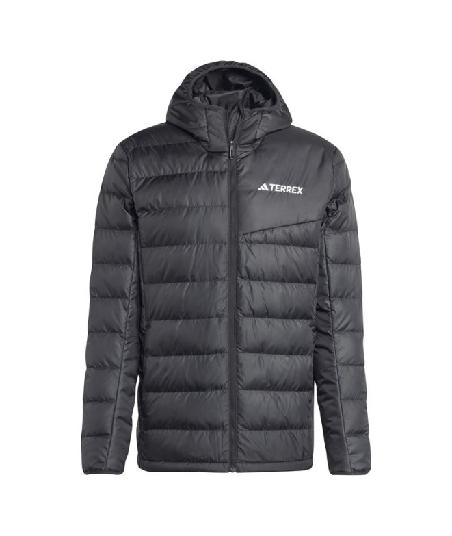 Chaqueta de Montaña adidas Terrex Multi Light Down Hooded Hombre Negro