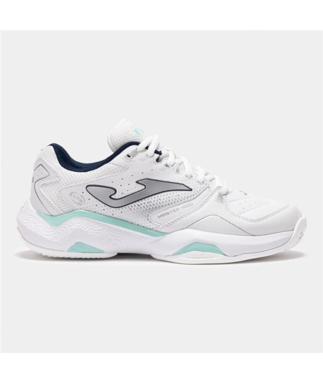 Sapatilhas Joma Master 1000 Lady 2542 Branco Turquesa Mulher