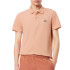 Polo Lacoste Camisa de Gola Listrada de Manga Curta Homem Latte