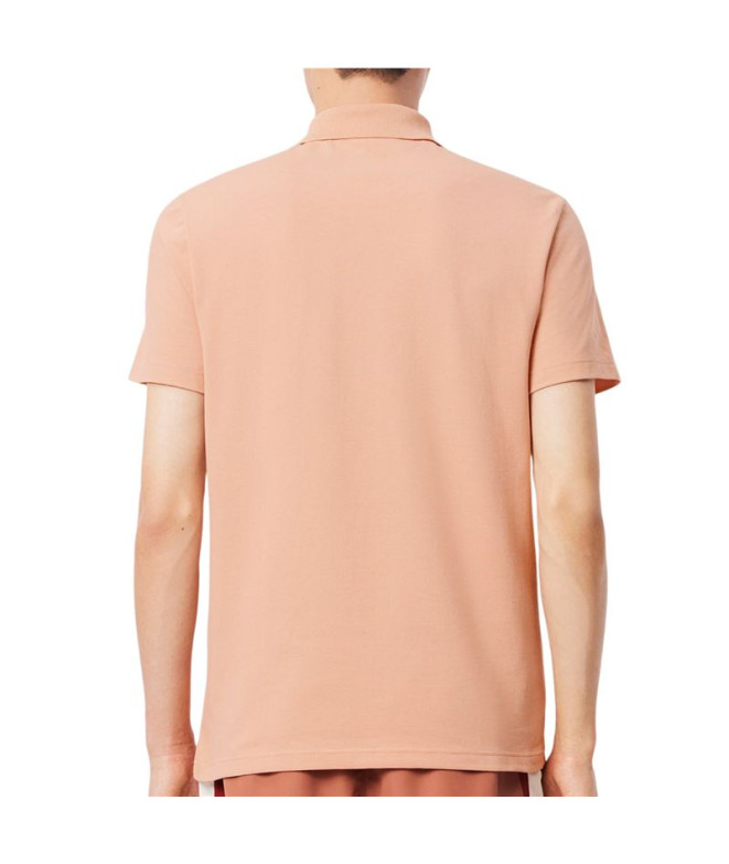 Polo Lacoste Chemise Col Bord-Côtes Manches...