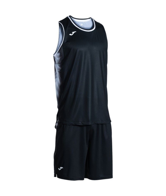 Conjunto de Fútbol Joma Final Four Hombre Negro/Blanco