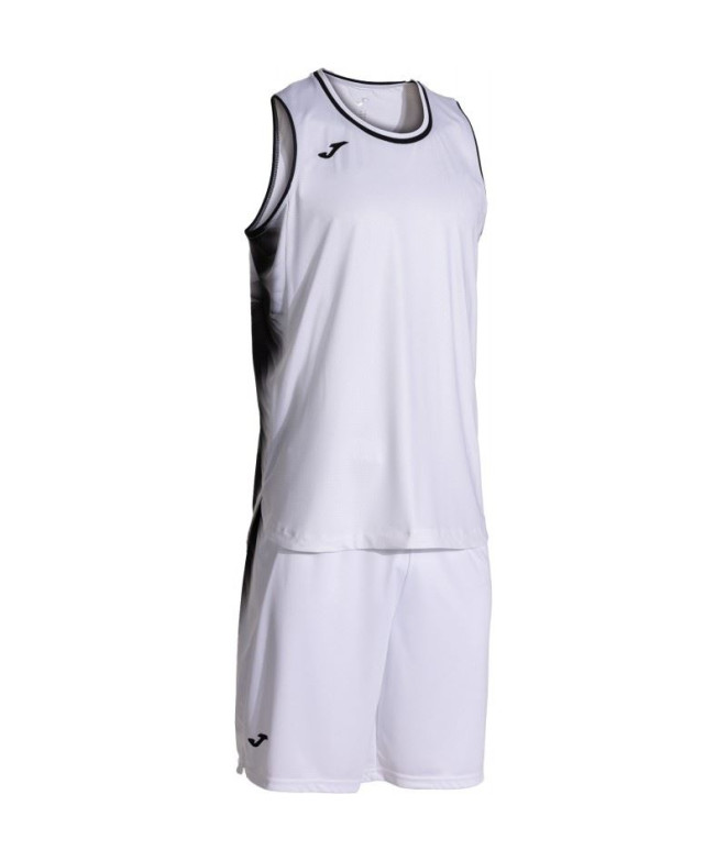 Conjunto de Fútbol Joma Final Four Hombre Blanco/Negro