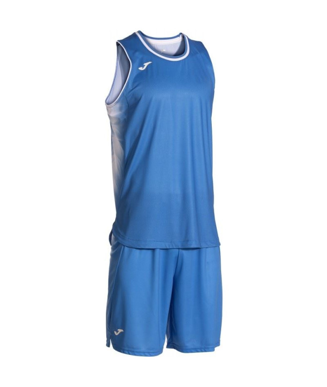 Conjunto de Fútbol Joma Final Four Hombre Royal/Blanco