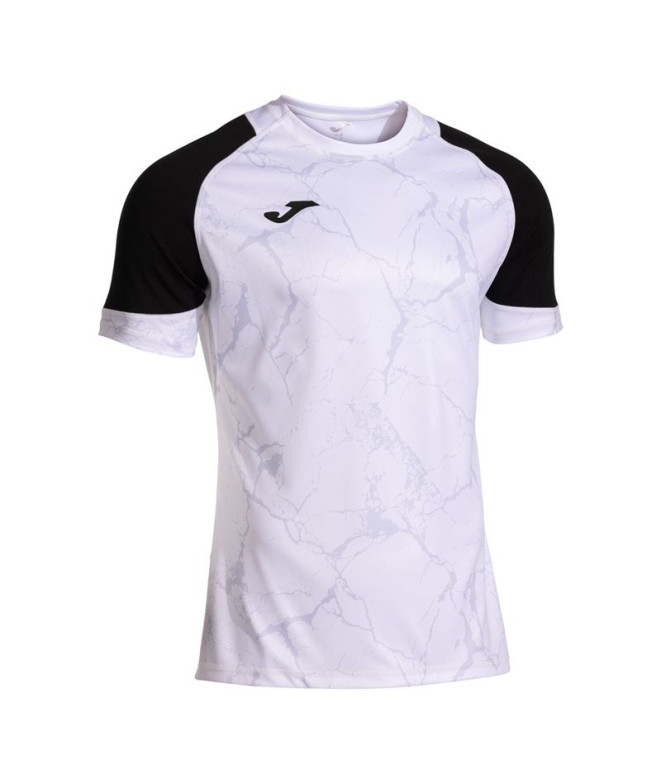 Camiseta Joma Hispa V Homem Branco/Preto