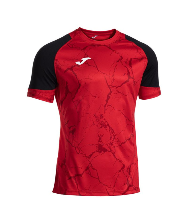 Camiseta Joma Hispa V Homem Vermelho/Preto