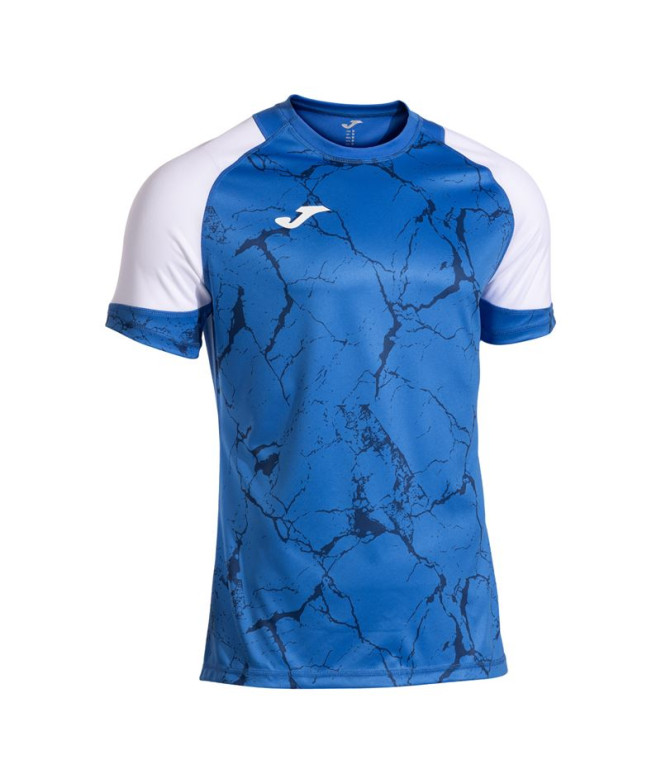 Camiseta Joma Hispa V Homem Royal/Branco