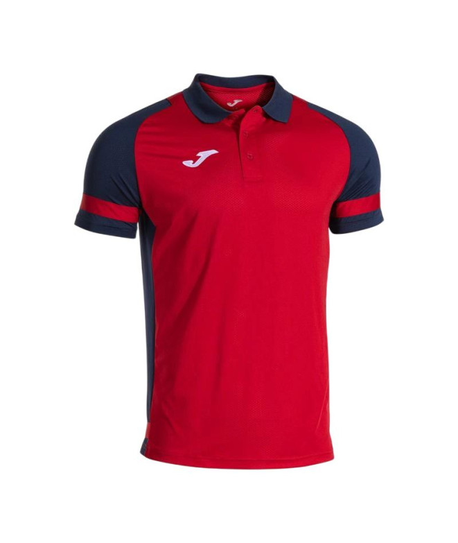 Polo Joma Líder Homem Vermelho/Marinho