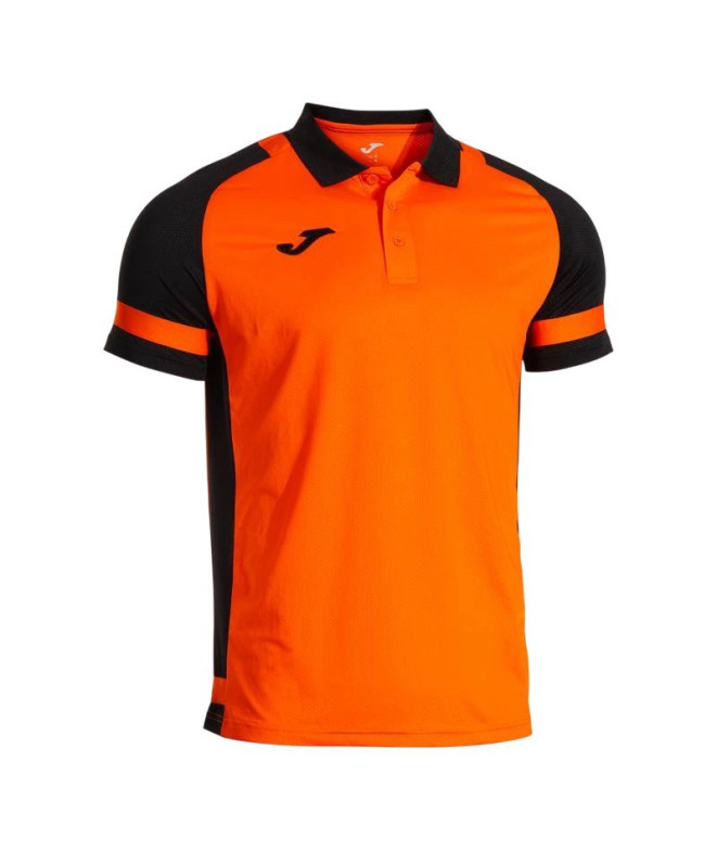 Polo Joma Líder Homem Laranja/Preto