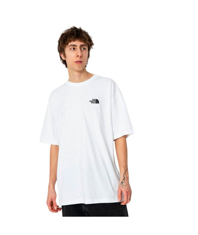 Camiseta de Montaña The North Face S/S Essential Oversize Hombre Blanco