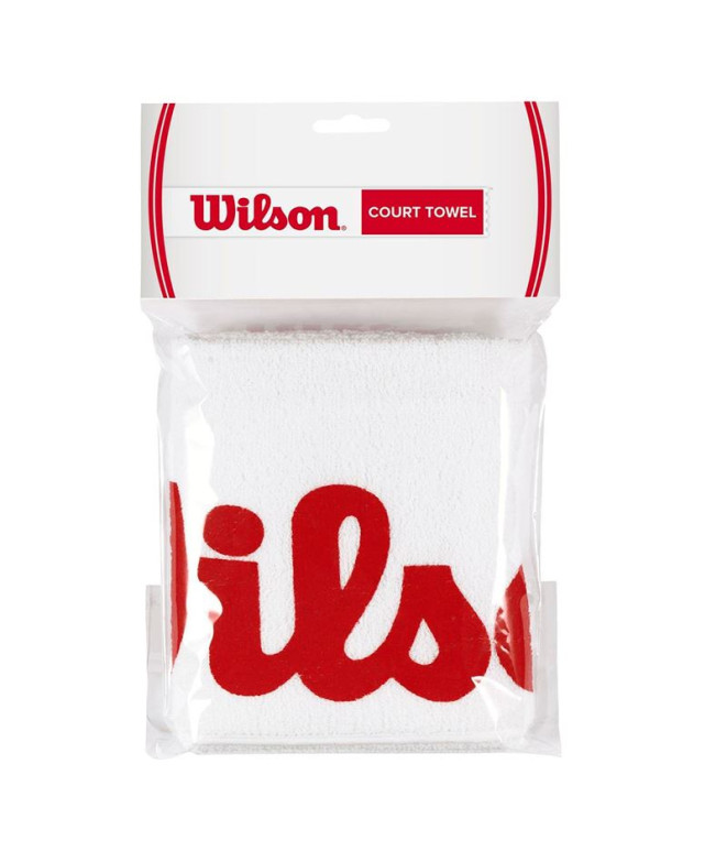 Toalla de Tenis Wilson Court Blanco/Rojo