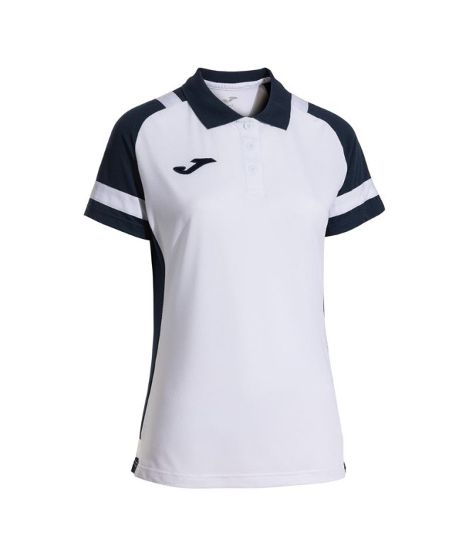 Polo Joma Lider Mujer Blanco/Marino