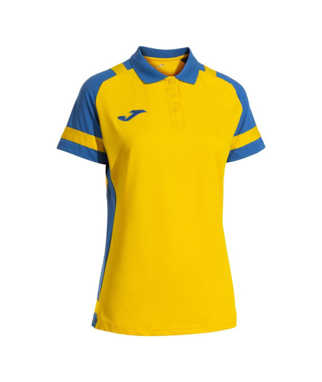 Polo Joma Lider Mujer Amarillo/Royal