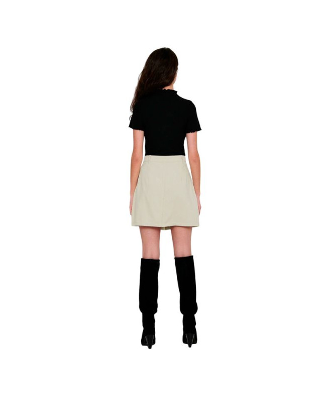 Camiseta Only emma S/S High Black Mujer