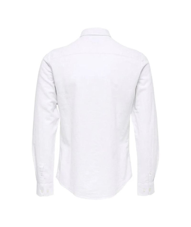 Camisa Only & Sons caiden Life Solid Linen...