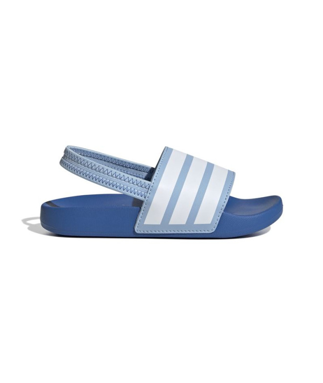 Chinelos de Natação adidas Adilette Estrap Infantil Azul