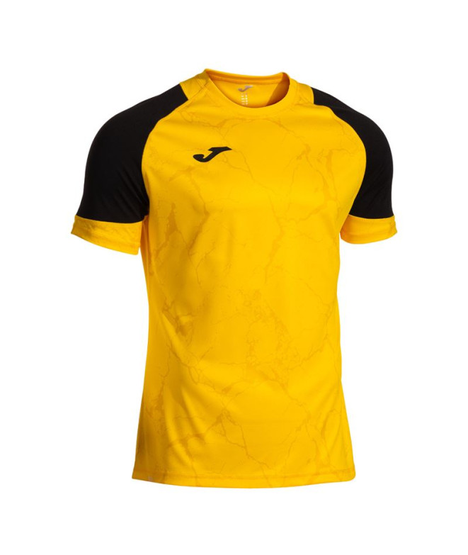 Camiseta Joma Hispa V Homem Amarelo/Preto