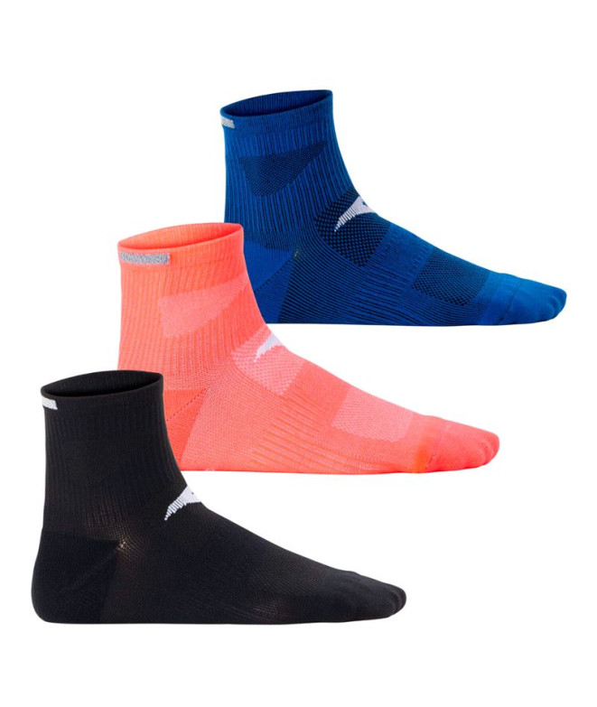 Calcetines de Running Joma Running Night Negro Azul Coral Infantil