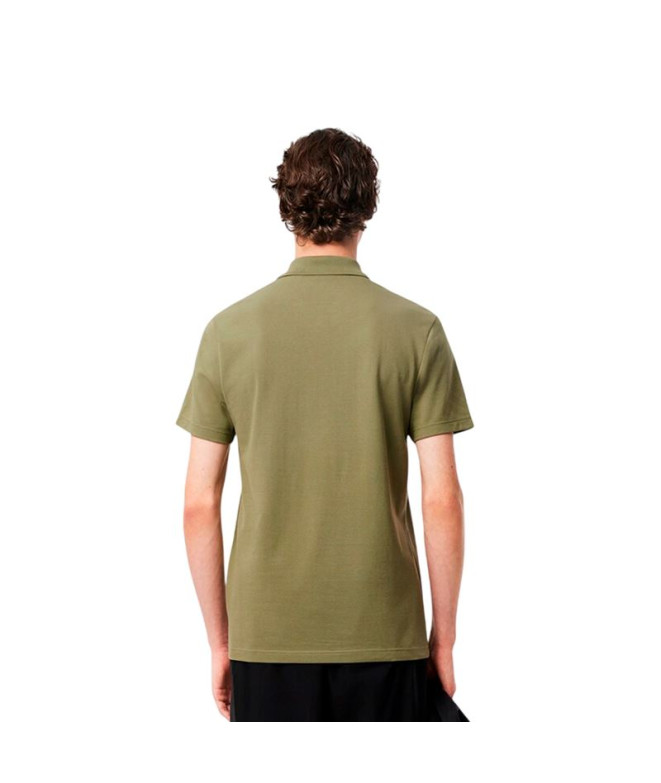 Polo Lacoste Chemise Col Bord-Côtes Manches...