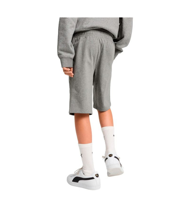 Pantalón Puma Essentials No. 1 Logo Niño Gris