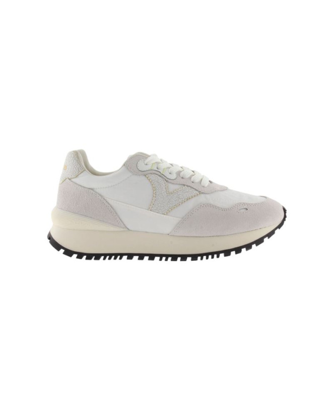 Zapatillas Victoria Viento Nylon & Serraje Color Mujer Hielo