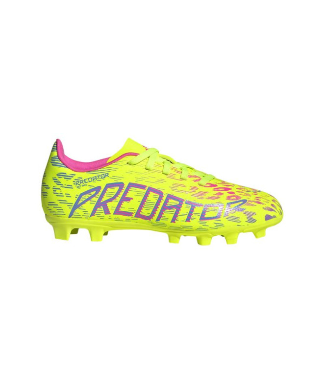 Botas de Futebol adidas Predator Club Fg/Mg Infantil Amarelo