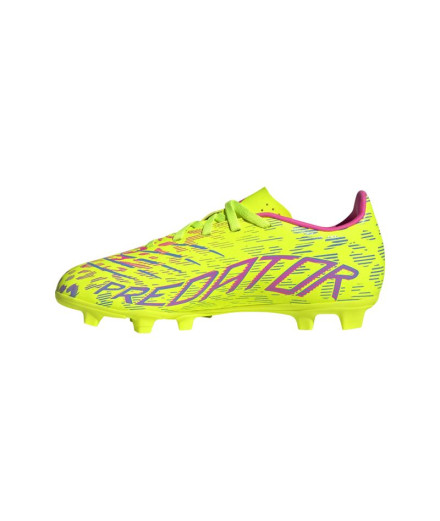 Bottes de Football adidas Predator Club Fg/Mg Enfant Jaune 2