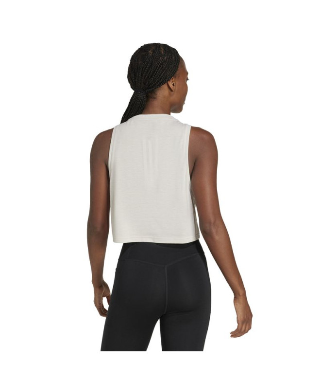 Camiseta de Fitness adidas We Tank Mujer Crema