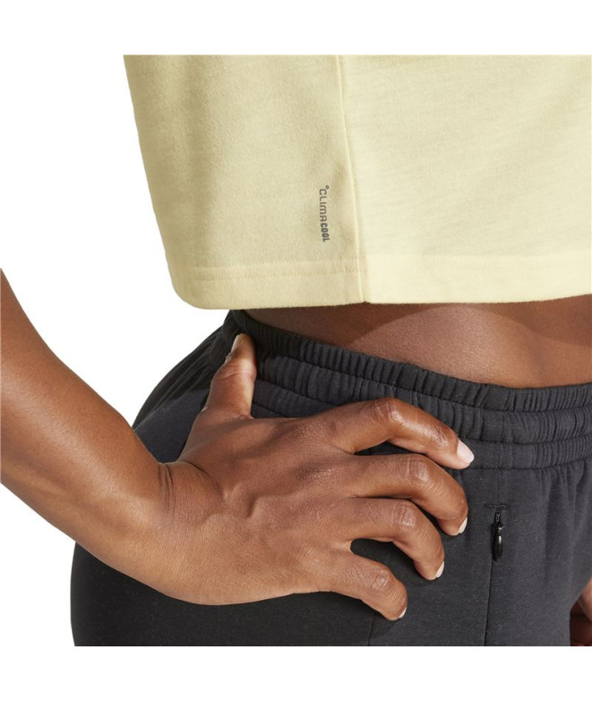 T-shirt de Fitness adidas We Tank Femme Jaune