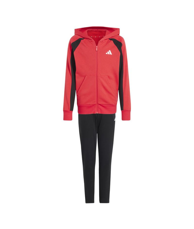 Chándal adidas Cb French Terry Ts Infantil Rubpur/Negro