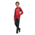 Fato de treino adidas Cb French Terry Ts Infantil Vermelho/Preto