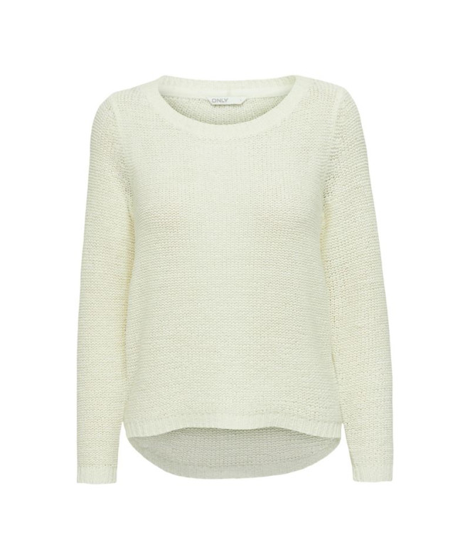 Moletom Only Onlgeena Xo L/S Knt Noos Cloud Dancer Mulher