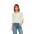 Moletom Only Onlgeena Xo L/S Knt Noos Cloud Dancer Mulher