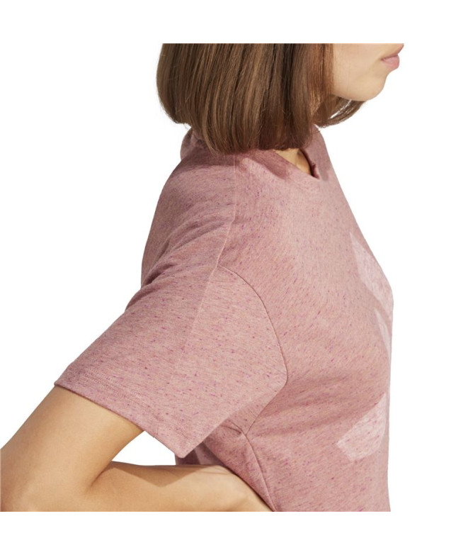 Camiseta adidas Winners Mujer Rosa/Blanco