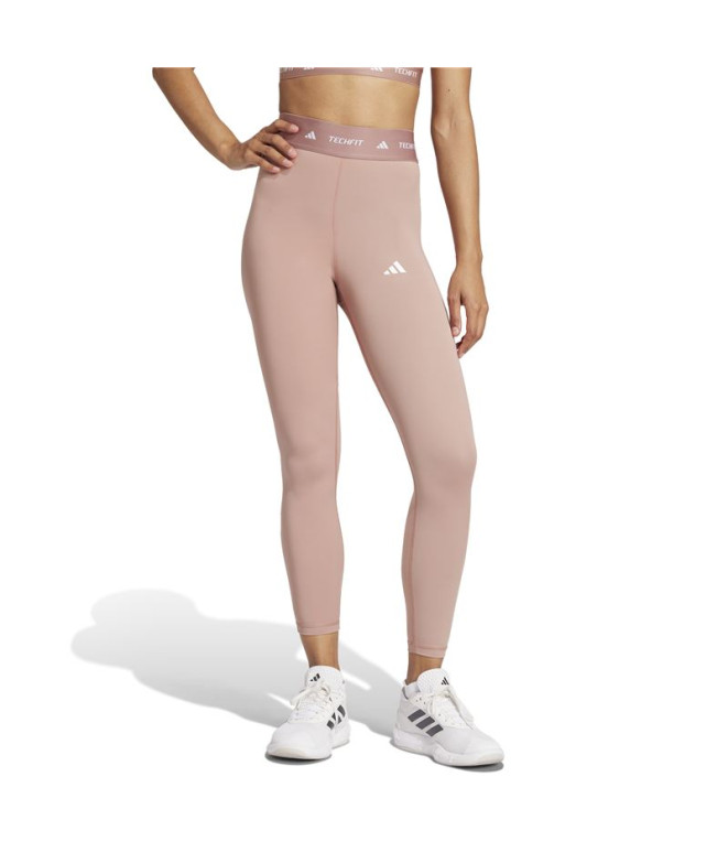 Mallas de Fitness adidas Techfit 7/8 Mujer Rosa