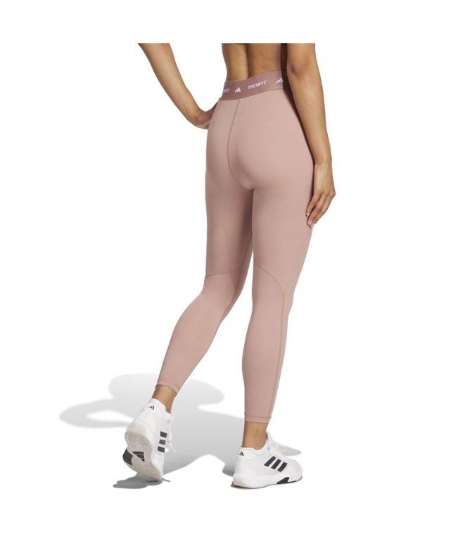 Mallas de Fitness adidas Techfit 7/8 Mujer Rosa